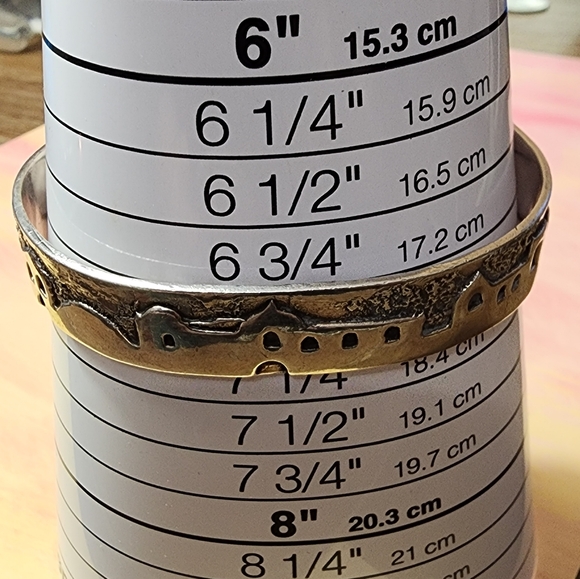 Native American Pueblo Storyteller Sterling Bracelet - Picture 6 of 7